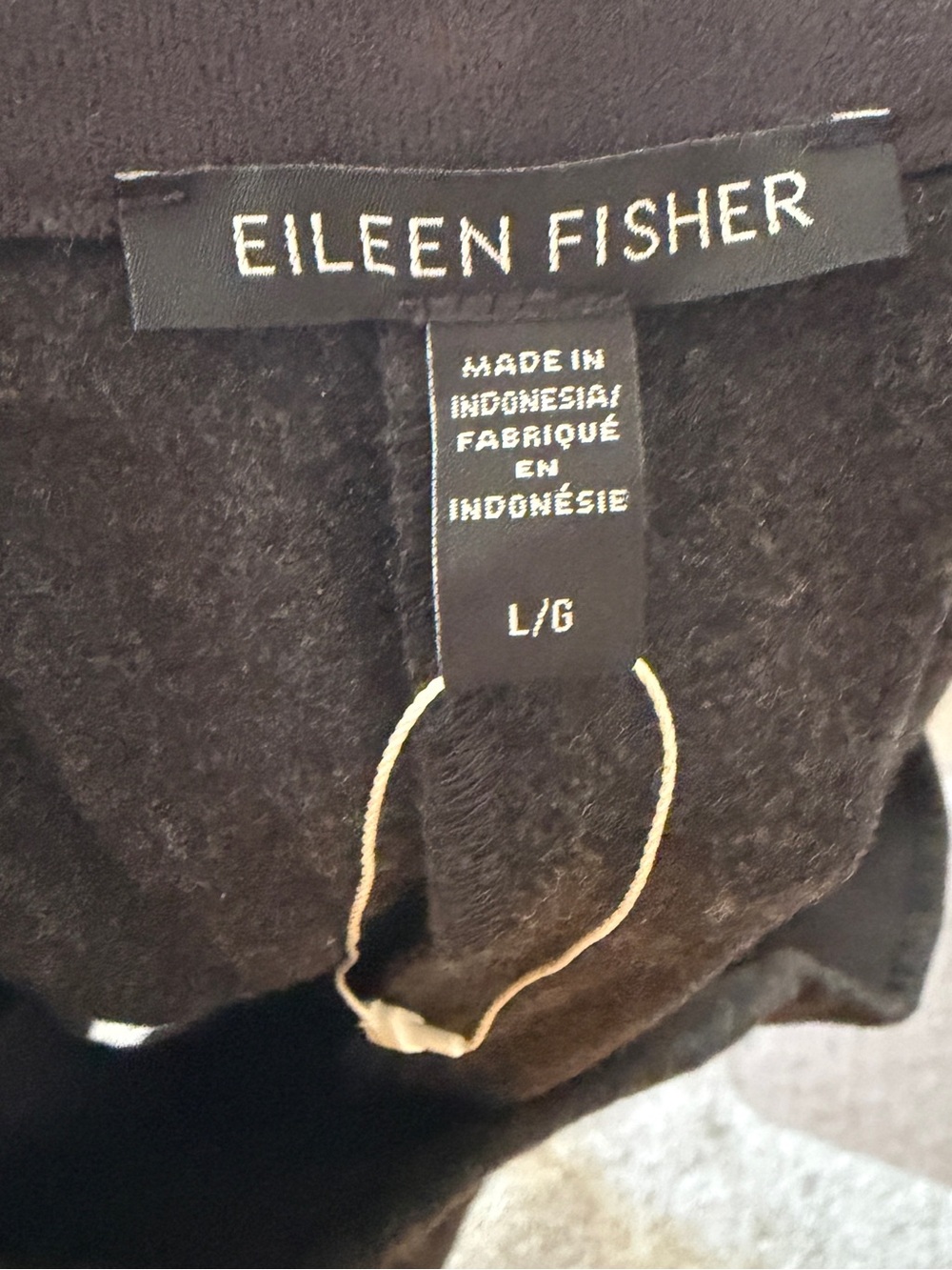Eileen Fisher Women's Charcoal Gray Pleated Virgin Wool Ankle Lantern Pants Sz L - Picture 6 of 13
